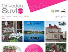 Tablet Screenshot of orivedensuvi.fi